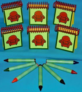   Clues Handy Dandy Party Size Thinking Chair Notebooks *Birthday Party