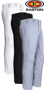 Easton Deluxe Baseball Pants (White, Black, Grey)