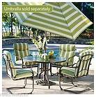 Agio Waveland Patio Collection 5 Piece Dining Set 4 Chairs & Glass Top 