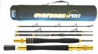 Penn Overseas 7ft 5 Piece Travel Boat Rods With Travel Case 20lb/30lb 