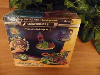 MAGFORMERS SET 38 PC. PURPLE & BLUE COLORS RARE HARD TO FIND BNIP