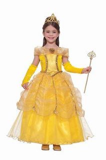 Yellow Drum Majorette Costume Gown for Child Size SM (4 6)