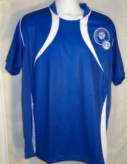 Awesome El Salvador Jersey perfect National Soccer Fan Team gear 100% 
