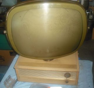 1950s Vintage RETRO Mid Century 21 Philco PREDICTA Holiday Television 