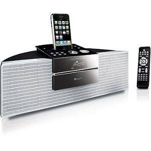 Philips Dcm250/37 Stereo System With Iphone/ipod Dock 