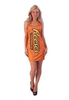 Reeses Peanut Butter Cups Costume Adult Tank Dress *New*
