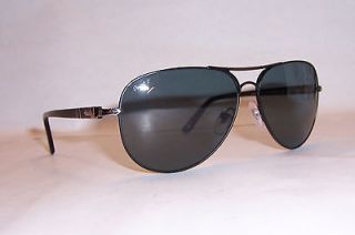 NEW Persol Sunglasses 2393/S PO BLACK BLUE 968/4N 57mm PHOTO POLAR 