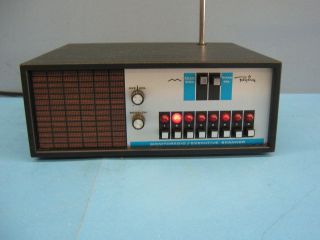 Regency Monitoradio Executive Scanner 8 Channel Police/Fire Vintage 