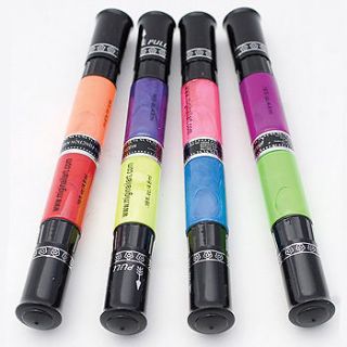   Migi Neon Fingernail Polish Design Style Pen Brush 8 Colors   (4 Pens