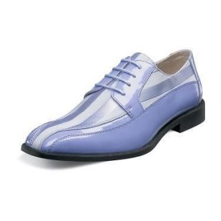 STACY ADAMS Mens Royalty Bicycle Toe Lace Up Dress Shoes Lavender 