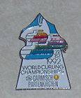 RARE NEW VINTAGE 1992 World Curling Championships Germany Pin