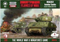 flames of war USA M4A3E2 jumbo tanks