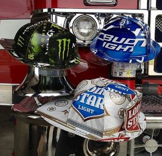 BUD LIGHT Beer Fire Fighter Helmet Hat