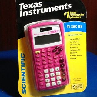 NEW Texas Instruments TI 30X IIS 2 Line Scientific Calculator Pink 