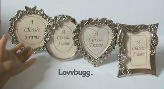 Mini Picture Frame Silver for American Girl Dollhouse MOST ACCESSORIES 
