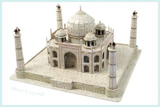 TAJ MAHAL 3D MODEL BUILD IT JIGSAW PUZZLE ~ 87 PIECES, NO GLUE OR 