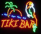 18 x 16)Tropical Parrot(Macaw)Tiki Home Bar Motion Light Up Neon/Led 