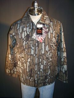 Trebark Camo Hunting Jacket/Coat NWT by Johnson Garment SMALL