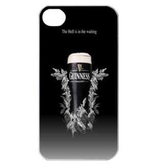 NEW Guiness Beer Glass Ilustration iPhone 4 or 4S Hard Plastic Case 