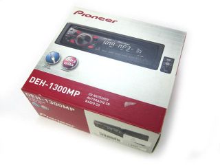 Brand New Pioneer Deh 1300mp CD/ In Dash Receiver Front AUX input