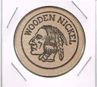 USA Wooden Nickel Dept. of Maine American Legion