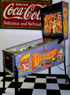 1990 Bally DR. DUDE Pinball Machine   Freshly Refurbished