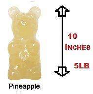Worlds Largest Gummy Bear Giant 5 Pounds 10 Inches tall Sour Apple