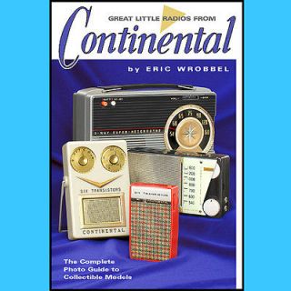 CONTINENTAL vintage pocket radios book NEW EDITION all transistor 