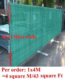   Shade Net netting cover 80% Shade Yard Garden Play Area UV SCREEN 4M/W