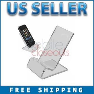 Clear Acrylic Stand Mount Holder for Cell Phones / iPod / Smartphones 
