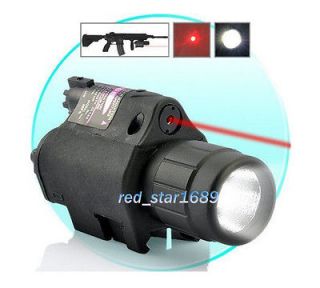Fit f/pistols/gun 2in1 Combo CREE LED Flashlight/light+Red Dot Sight 