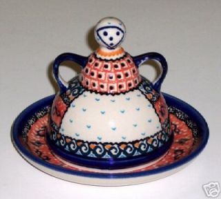 polish pottery cheese lady in Pottery & China