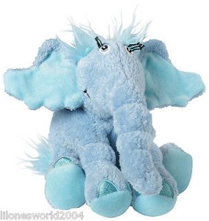   Horton Hears a Who 6 Blue Stuffed Elephant Manhattan Toy 101860 NEW