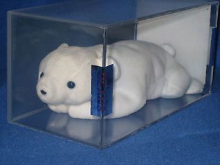 AUTHENTICATED TY CHILLY the POLAR BEAR BEANIE BABY   NHT