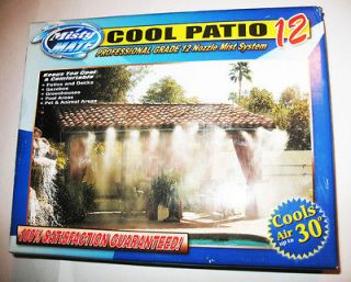 Cool Patio 12 Nozzle Misting System by Misty Mate   20 Ft long