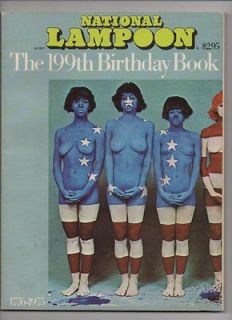   Lampoon Magazine The 199th Birthday Book Pre Bicentennial 1975