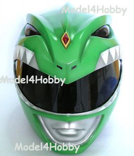 Cosplay Mighty Morphin Power Rangers GREEN Ranger 1/1 Scale Helmet
