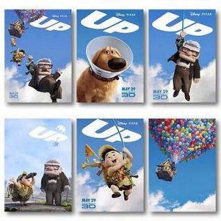   Disney Pixar UP Movie Poster Postcards Set Carl Russell Dug Balloons
