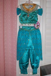  Princess Jasmine Costume Dress Aladdin Jeannie EXCLUSIVE 