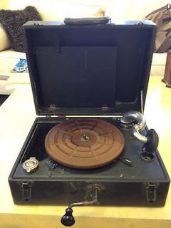 vintage portable record player in Consumer Electronics