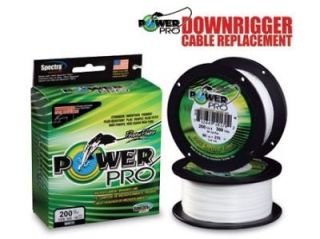 Power Pro Downrigger Cable 250lb 450 feet , Green, NEW
