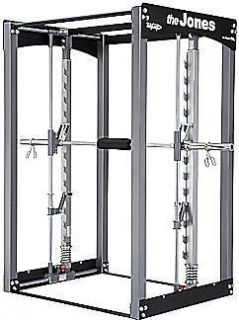   JONES Club Smith Machine Home Gym Fitness Power Rack Cage Squat New