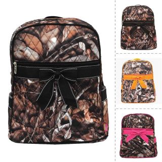 New Print Quilted Large Backpack