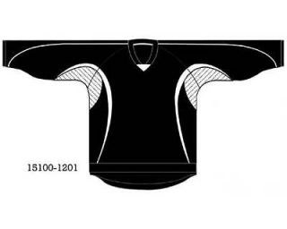 NEW 15100 FlexxIce Practice Hockey Jersey with Name & Number Black 