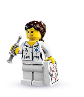 LEGO Nurse Minifigure 8683 Series 1 New Sealed