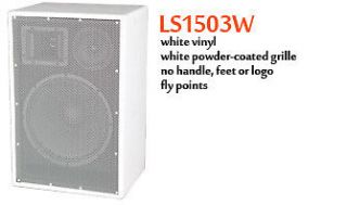 Carvin LS1503W 15” 15 inch 3 Way Passive Main PA Loud Speaker White 