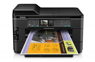 Brand New Epson Workforce WF 7520 Wide Format Printer Scanner Fax