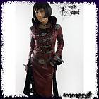 PUNK RAVE STEAMPUNK MILITARY TRENCH COAT   PUNK/GOTHIC/RE​D/JACKET 