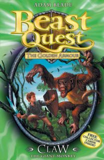 Claw the Giant Monkey (Beast Quest), Good Condition, Ex Library Book.