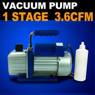   4HP Vacuum Pump 3 3.6 CFM Rotary Vane Deep HVAC Tool AC R410a R134 R22